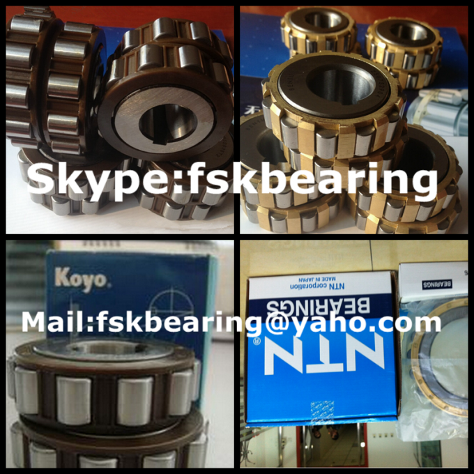 Eccentric RN205M Cylindrical Roller Bearing Brass Cage for Reduction Box 2