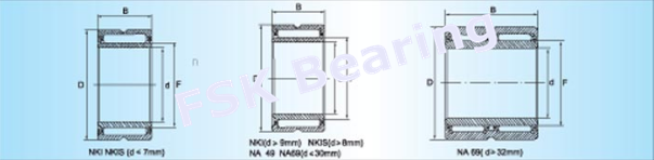 INA Brand NKI 17 / 20 XL Single Row Needle Roller Bearings No Seals 0