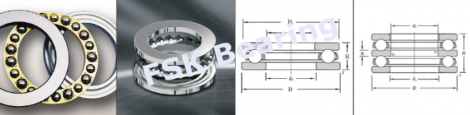 Large Size 510/950 M  Single Direction Thrust Ball Bearing Brass Cage 0