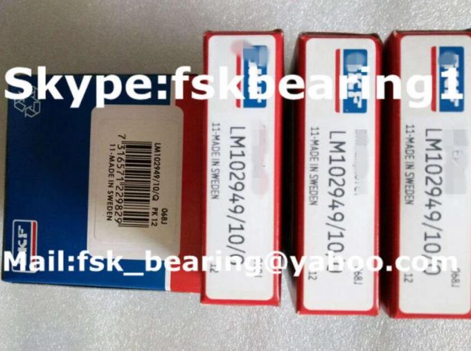 Professional Single Row Tapered Roller Bearings LM 102949/910/Q Great Endurance 0