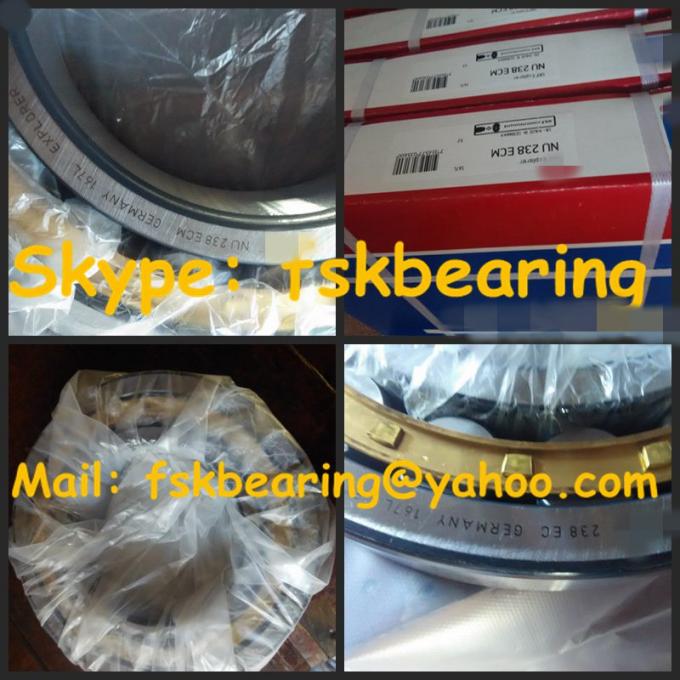 NU238 ECM  Bearing Single Row with Steel Cage / Brass Cage / Nylon Cage 1