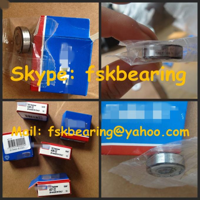 High Speed Low Noise Miniature Sealed Ball Bearings Rubber Seal / Steel