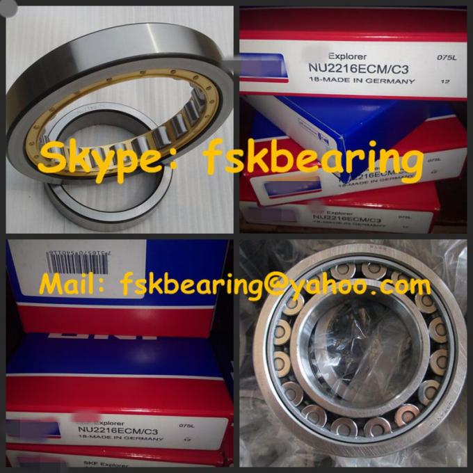 Brass Cage Cylindrical Roller Bearing for Air Compressor NU2216 CEM / C3