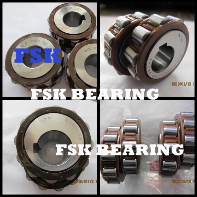 Single Row 607YSX -43 Overall Eccentric Bearing  Motor Bearing Nylon Cage / Brass Cage 0