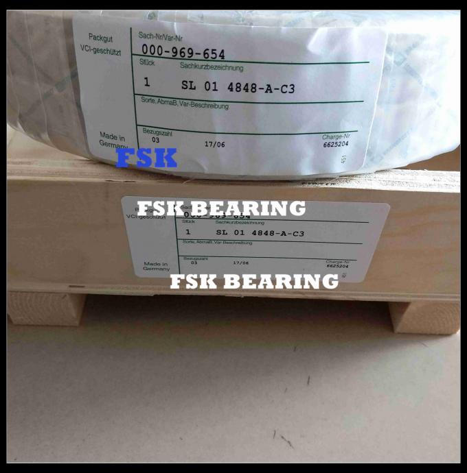 SL01 4848-A- C3 Full Complement Cylindrical Roller Bearings Double Row 240mm × 300mm × 60 Mm 4