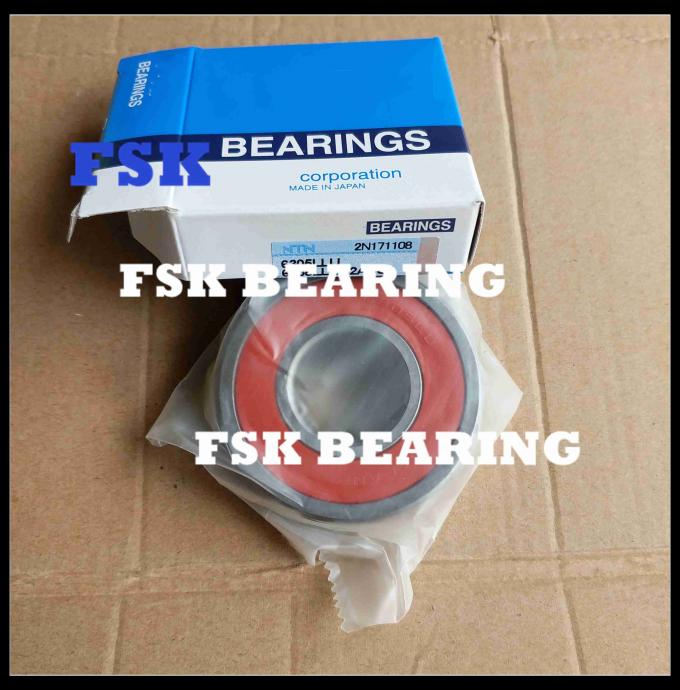 High Speed 6305LLU Sealed Ball Bearing Red Color Rubber Seal P6 P5 1