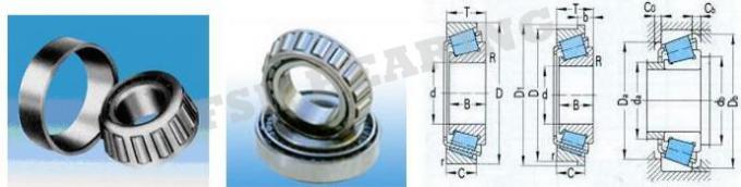 Non Standard Taper Roller Bearing 32008X , HR 32008 XJ , 2007108 E Wheel Hub Bearing 3