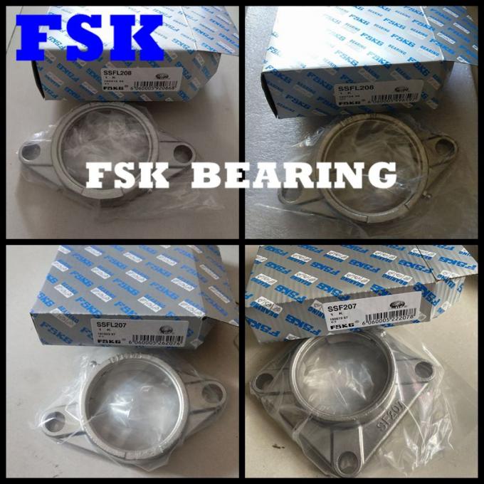 Stainless Steel SSFL205 Pillow Block Bearing For Food Machinery 304/ 316/202 1