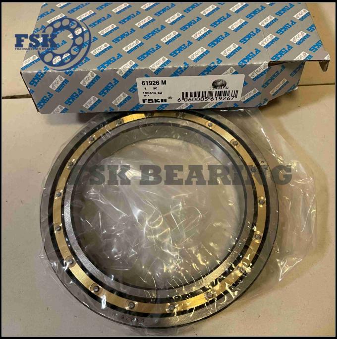 Brass Cage 61926M 61932MA 61934M Thin Section Deep Groove Ball Bearing ABEC-5 0