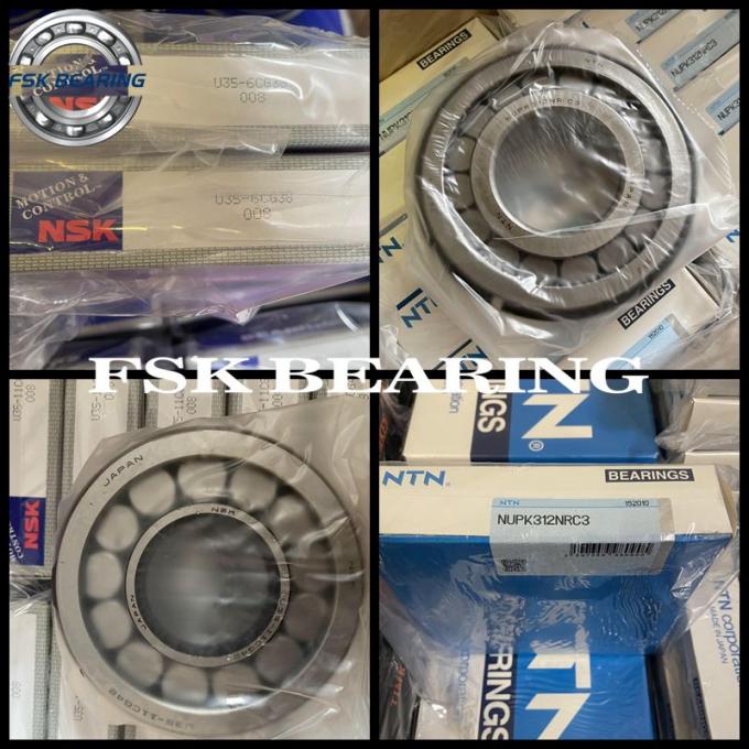 Silent NUPK310NR Cylindrical Roller Bearing 50×110×27 mm Full Complement Automobile Parts 6