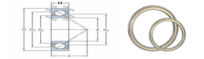 Thin Wall 7230-B-MP-UA Single Row Angular Contact Ball Bearing 150*270*45mm 6