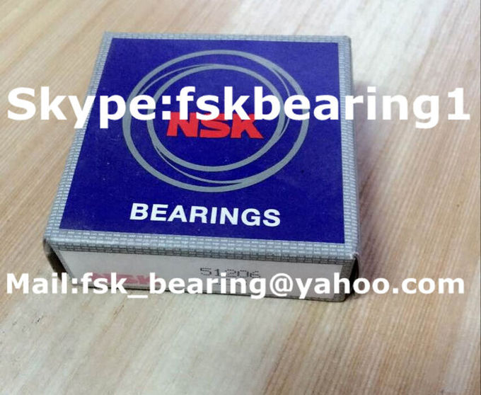High Speed and Low Noise 51206 Thrust Ball Bearing 30mm x 52mm x 16mm 4
