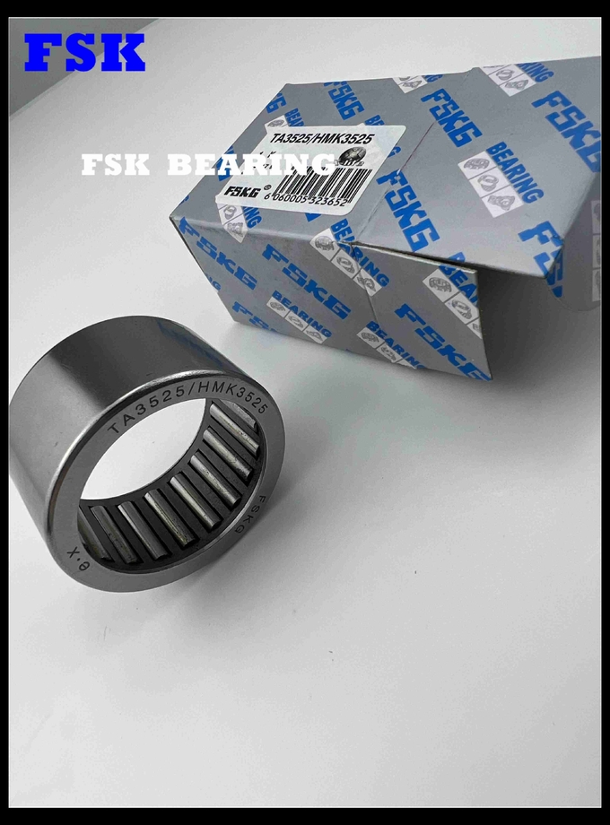 Low Noise HMK3525 TA3525 Drawn Cup Needle Roller Bearings High Speed 35 × 45 × 25 Mm 0