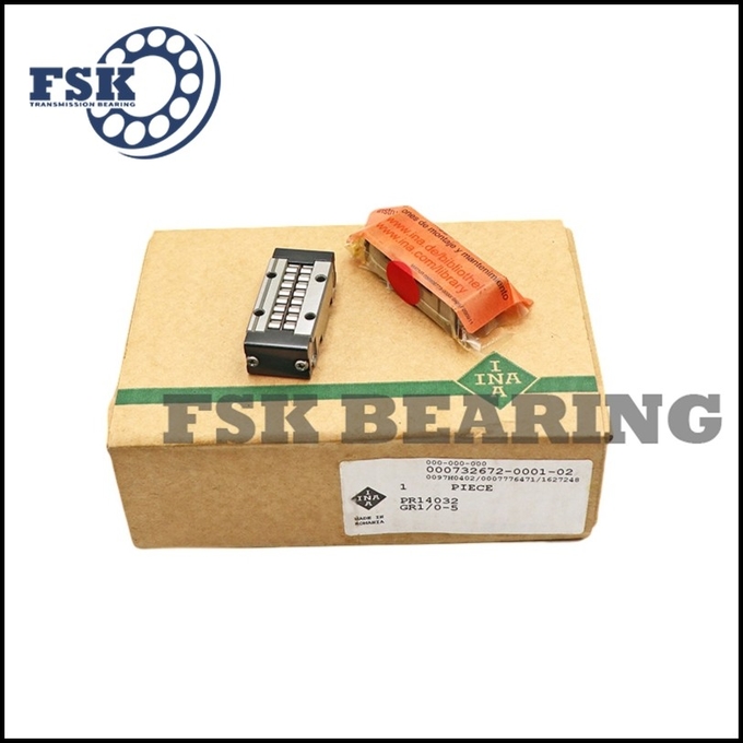 PR14032 GR1/0-5  , PR14044 GR1/0-5 Linear Recirculating Roller Bearing Unit Full Complement 2