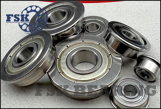 Flange Type F682 F683 F684 F685 F686 F687 ZZ 2RS Miniature Bearings High Speed Low Noise 4