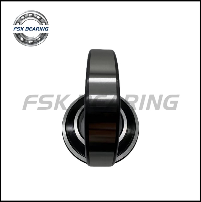 Black Chamfer 6217 2RS Deep Groove Ball Bearing Rubber Seal Low Noise For High Speed Motor 3