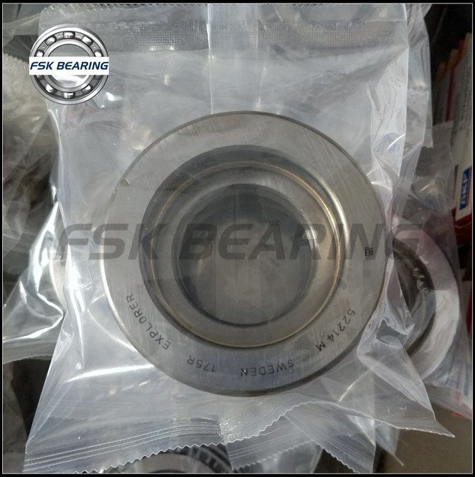 Double Direction 52214 M Axial Deep Groove Ball Bearing 55x105x47mm 0