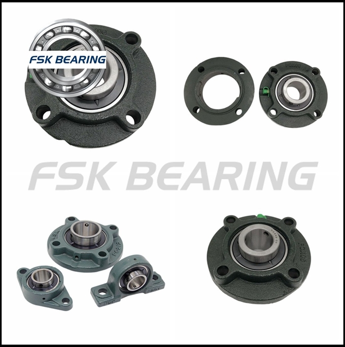 FSKG Brand UKP217+H2317 Pillow Block Mounted Bearings 75*187*310 mm With Adapter Sleeve 5