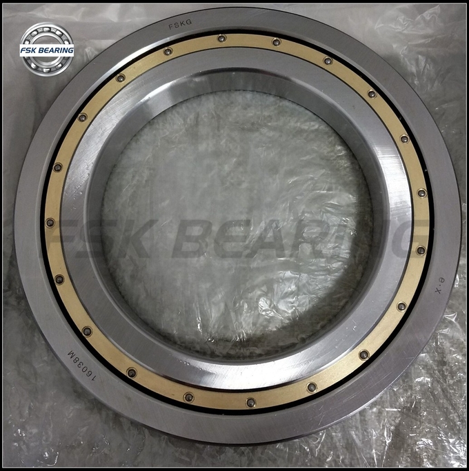 Radial 61960MA Deep Groove Ball Bearing 300*420*56 mm Brass Cage Thin Wall 1
