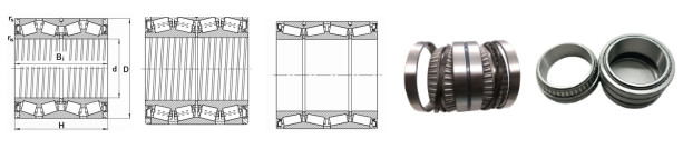 Metric 580269 Z-580269 Four Row Tapered Roller Bearing 450*595*414 mm Metallurgical Bearing 8
